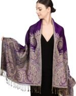 Reversible Paisley Pashmina Festival Scarf | Shawl & Wrap - Image 32