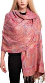 Reversible Paisley Pashmina Festival Scarf | Shawl & Wrap - Image 16