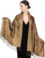 Reversible Paisley Pashmina Festival Scarf | Shawl & Wrap - Image 19