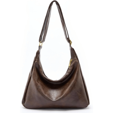 Boho Vegan Leather Slouchy Tote