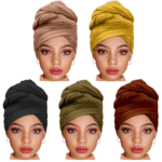 Stretch Jersey Hijab 5-Pack – Extra-Long, Soft