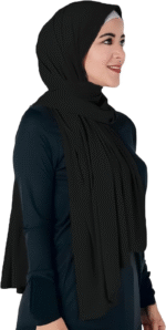 Opaque Jersey Maxi Hijab Scarf – Premium Non-See-Through - Image 3