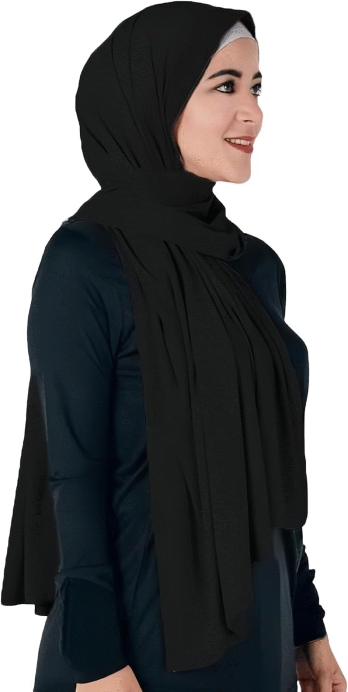 Opaque Jersey Maxi Hijab Scarf – Premium Non-See-Through - Image 3