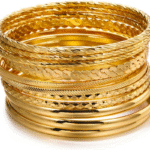 16Pcs Gold Bangle Bracelets for Women - Multi Layer Stackable Textured Bracelets Boho Jewelrys Set